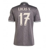 Camiseta Real Madrid Lucas Vazquez #17 Tercera Equipación Replica 2024-25 mangas cortas